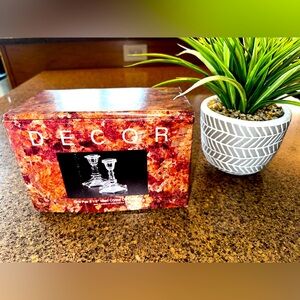 LENOX LEAD CRYSTAL CANDLESTICKS